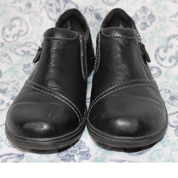 Clarks Black Leather Sneakers - Picture 3 of 11